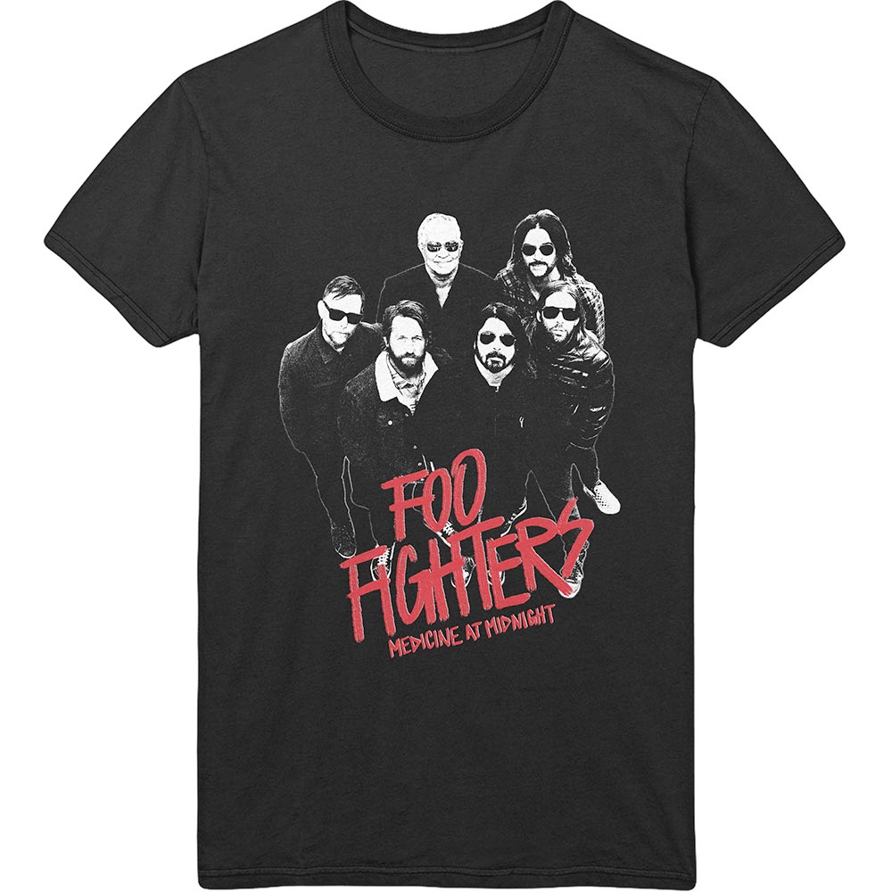 Foo Fighters - Medicine At Midnight Photo Herren T-Shirt - Schwarz